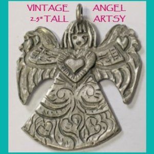 Vintage Big Angel Pendant Garden Decor Ornament